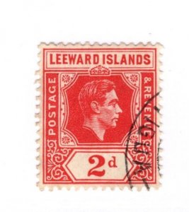 Leeward Islands #123 Used Stamp - CAT VALUE $1.25