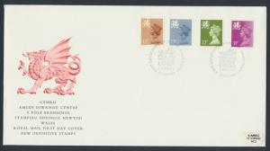 GB - Wales  SG W38 - W65 SC# WMMH21 - WMMH53 Machin 13p 17p 22p 31p see details