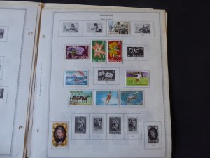 Barbados 1852-1992 Stamp Collection on Scott Album Pages