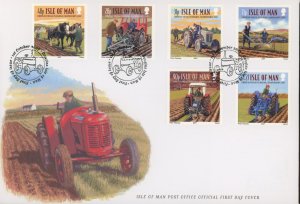 Isle of Man 1228-33 FDC cover farm agriculture (2110 201)