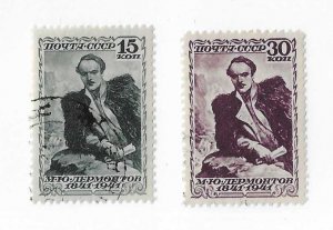 Russia Sc #850-851 set of 2 used VF