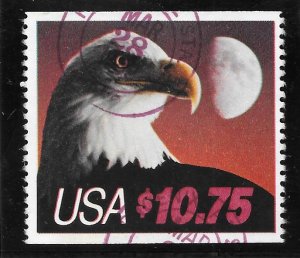 U.S. Scott #2122 Used $10.75 Eagle & Half Moon stamp 2018 CV $7.50