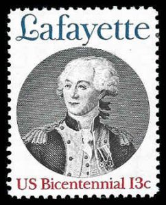 PCBstamps   US #1716 13c Lafayette Landing, MNH, (21)