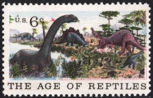 SC#1390 6¢ Natural History: The Age of Reptiles (1970) MNH