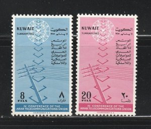 Kuwait 173-174 Set MH Telecommunications
