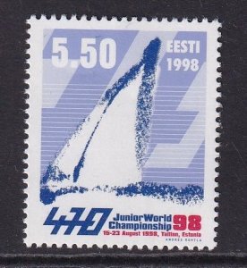 Estonia  #346  MNH  1998  yachting championship 470 class