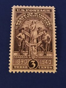 Scott#897-1940 3c Wyoming Statehood, 50th Anniversary MNH