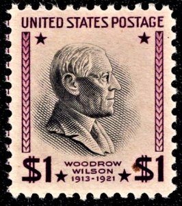 US 832 MNH VF $1 Woodrow Wilson ***