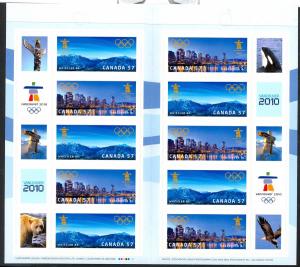 CANADA Vancouver 2010 Olympics Booklet