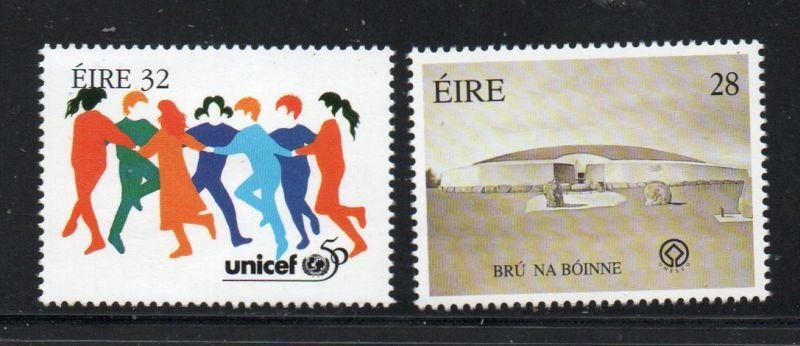 Ireland Sc 1006-7 1996 UNESCO & UNICEF stamp set mint NH