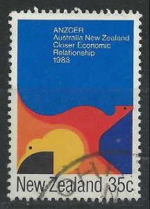 New Zealand 1983 - 35c Closer economic relationship with Australia - SG1305 used