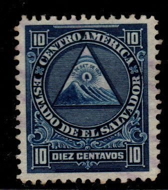 El Salvador Scott 478 Used stamp typical light cancel
