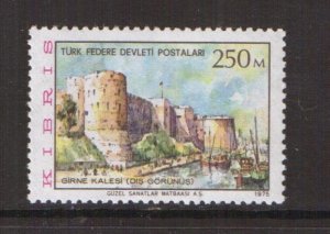 Cyprus  Turkish   #21   MNH   1975  historical sites and landmarks 250m