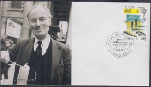 LUXEMBOURG Sc # 1310.1 FDC AMNESTY INT'L, CACHET with PETER BENENSON