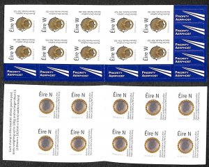 Ireland 2018, Definitives, 2 booklets s-a, MNH