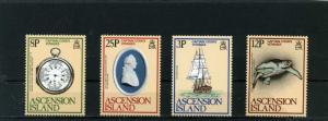 ASCENSION 1979 Sc#235-238 SHIPS/CAPTAIN COOK SET OF 4 STAMPS MNH 