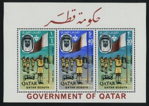 Qatar 60a s/s MNH Scouts, Flags