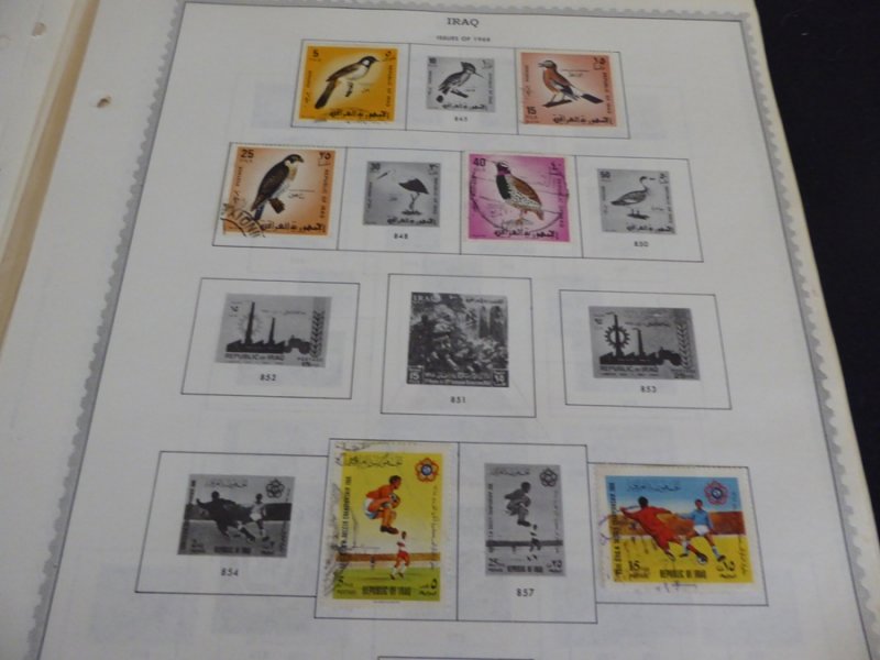 Iraq 1918-1976 Stamp Collection on Album Pages