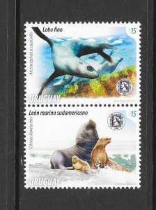 URUGUAY #2483  MARINE LIFE   MNH