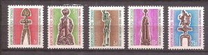 Chad - 1969 - Mi. Porto 35-39 - MNH - RB058