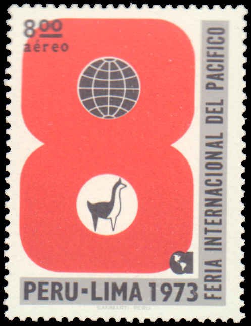 Peru #C382, Complete Set, 1973, Never Hinged