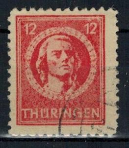 Germany - Russian Zone - Thuringia - Scott 16N6