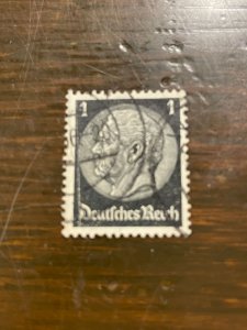 Germany SC 415 Used 1pf President Paul Von Hindenburg (3) - VF/XF