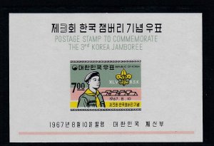 Korea (South) # 580a-581a, 3rd Korean Scouting Jamboree, Mint LH, 1/3 Cat.