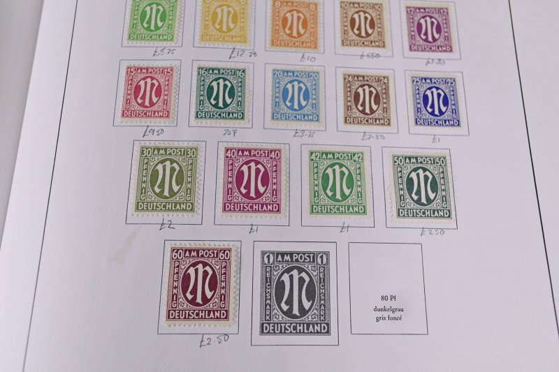 4590: German Occupational Collection: Mint Sets, High Values, Many Better Ite...