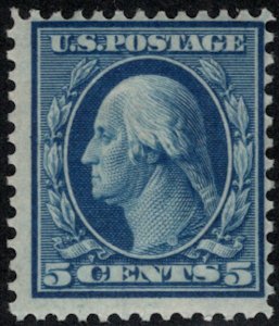 US #335 SCV $110.00 VF mint never hinged, super deep rich color,  SELECT STAM...