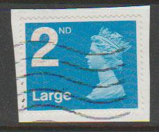 GB QE II Machin SG U2969 - 2nd brt blue -  M11L - Source  B