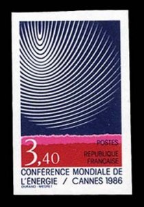 France, 1950-Present #2024 (YT 2445) Cat€15, 1986 World Energy Conference, ...