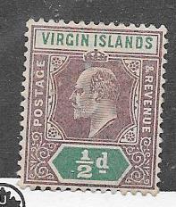 British Virgin Islands #29 1/2p King Edward VI (MNG) CV$1.00