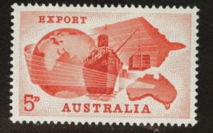  AUSTRALIA Scott 356 MH* 1963 export stamp 