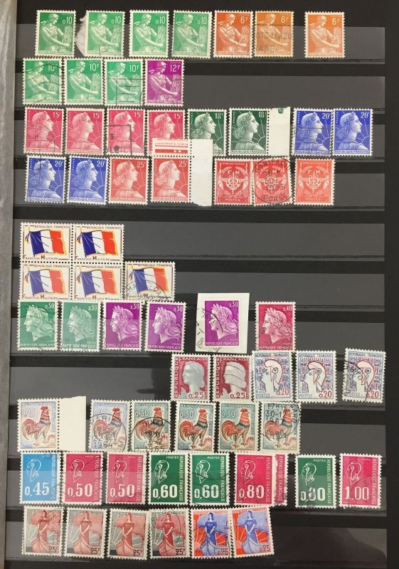 France Early/Mid Stockbook M&U Airs Pre-Cancels Collection (Apx 500+) GM2453