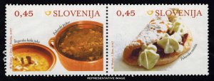 Slovenia Scott 733a-733b Mint never hinged.