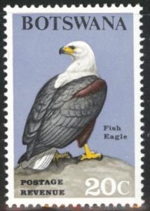 BOTSWANA Scott 27 Fish Eagle bird stamp MH*