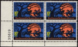 US #1548 SLEEPY HOLLOW MNH LL PLATE BLOCK #35619 DURLAND .90¢