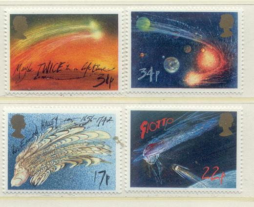 Great Britain Sc#1133-1136  1986 Halley's Comet MNH