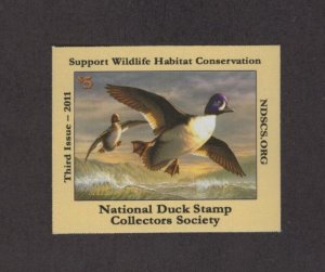 NDS3 - National Duck Stamp Collectors Society Stamp Single. MNH. #02 NDS3