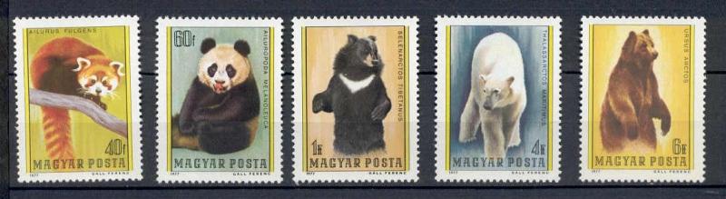 Hungary - Mi. 3243-47 (Bears) - MNH - L5638