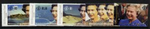 Seychelles - Zil Elwannyen Sesel 183-7 MNH Queen Elizabeth 40th Anniv