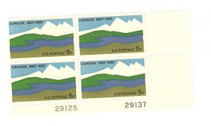 U.S. Scott # 1324  Plate  block