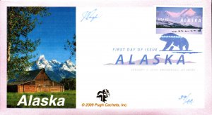 #4374 Alaska Statehood Pugh FDC