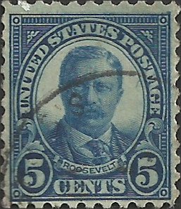 # 586 Used Blue Theodore Roosevelt