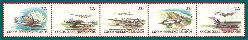 Cocos 1981 Aircraft, MNH