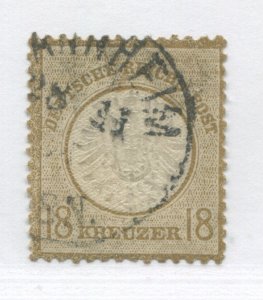 Germany 1872 18 kreuzer used