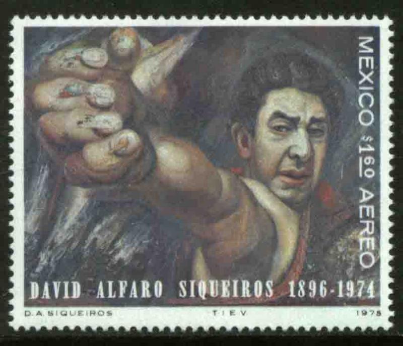 MEXICO C463 In Memoriam David Alfaro Siqueiros, painter MNH