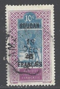 French Sudan Sc # 26 used (RRS)