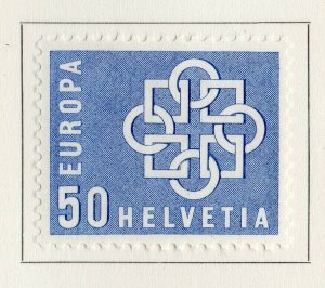 Switzerland Helvetia 1959 Early Issue Fine Mint Hinged 50c. NW-171117